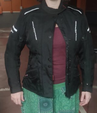 Chaqueta de Moto para Mujer Negra