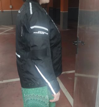 Chaqueta de Moto para Mujer Negra