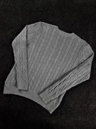 Sweater Ralph Lauren Men's Grey S Cable Knit