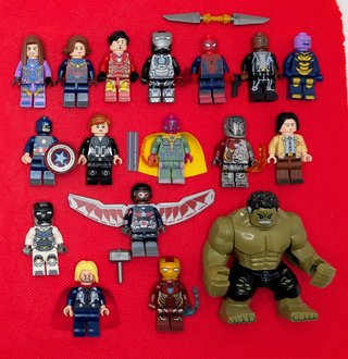 Set Figuras Marvel Avengers Superhéroes