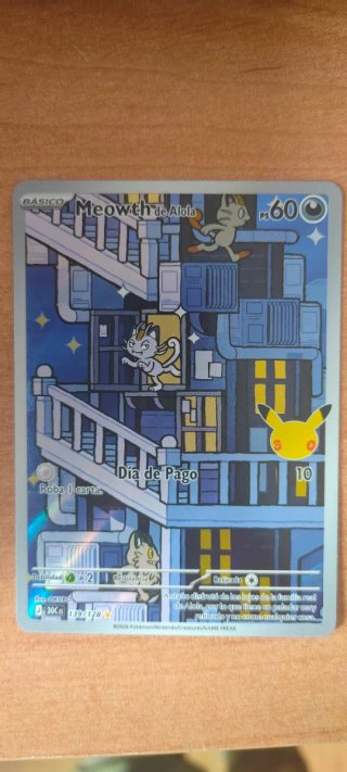 Carta Pokémon Meowth de Alola (30C 139)