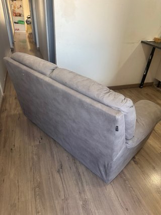 Sofá de 2 plazas gris