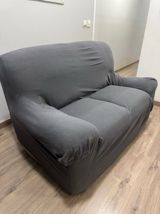 Sofá de 2 plazas gris