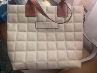 Bolso Tote Privata Beige y Marrón
