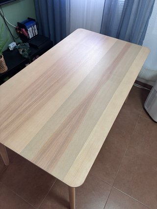 Mesa Comedor Madera Clara Ikea Lisabo