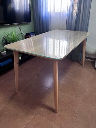 Mesa Comedor Madera Clara Ikea Lisabo