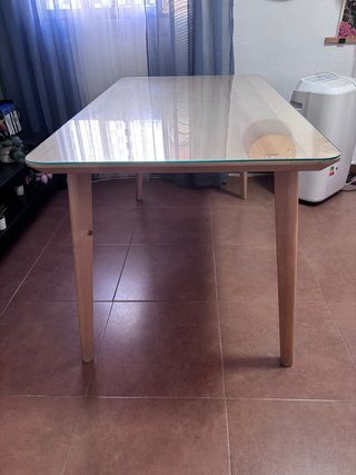 Mesa Comedor Madera Clara Ikea Lisabo