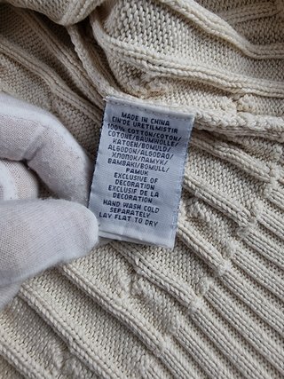 Sweater Polo Ralph Lauren Women L White Cream