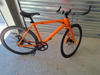 Bicicleta eléctrica FLX Babymaker Naranja