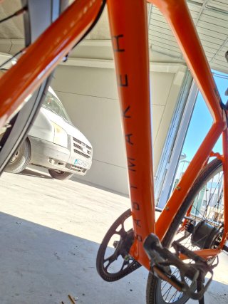 Bicicleta eléctrica FLX Babymaker Naranja
