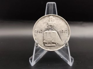Medalla de plata "100 años del Ferrocarril Suizo"