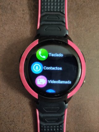 Reloj GPS Infantil Negro y Rosa