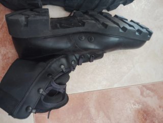 Botas militares americanas negras