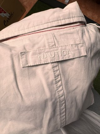 Chaqueta Nautica Vintage Talla L Beige - Deck Jack