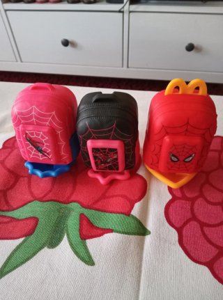Set de 3 Mochilas Spiderman McDonald's
