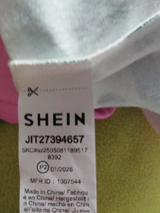 Sudadera de Rayas Verde y Rosa Talla M