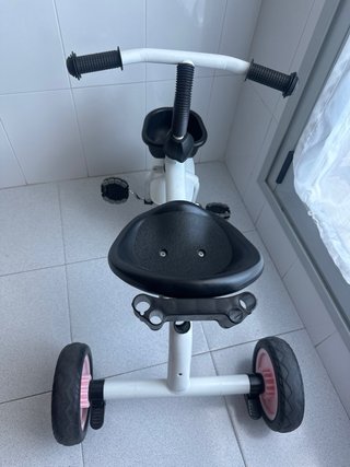 Triciclo infantil rosa 3-6 años
