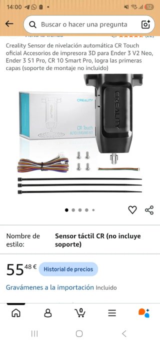 Nuovo Kit di Livellamento Automatico Creality CR Touch per Stampanti 3D