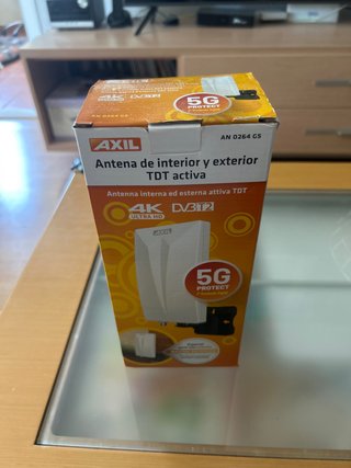 Antena TDT Activa Axil Interior y Exterior
