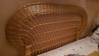 Cabecero de Mimbre para Cama de 90
