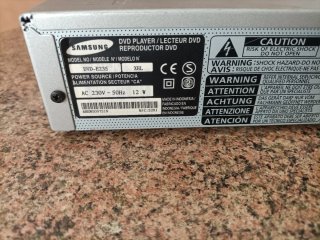 Reproductor DVD, MP3 , JPG, CD Samsung Dolby Digit
