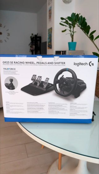 VolanteLogitech G923 + Shifter PS5/PS4/PC | Caja y