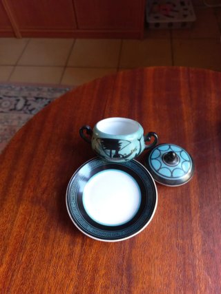 Lote 3 mini soperas porcelana