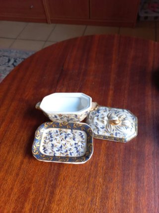 Lote 3 mini soperas porcelana