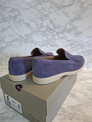 Mocasines Clarks Torford Easy Azul Talla 42.5