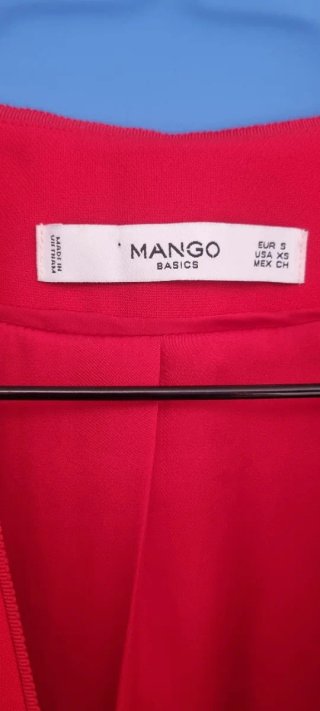 LOTE AMERICANAS Blazer Rojo Mango Talla M