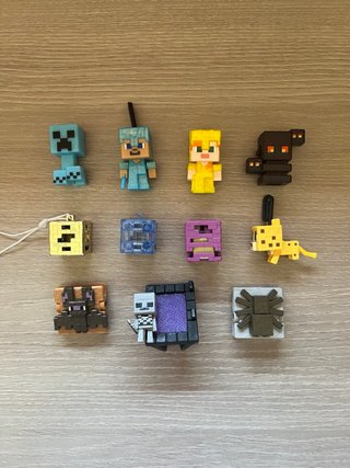 Set de 11 Figuras Minecraft Kinder Joy