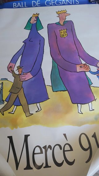 Póster original Mercè 1991