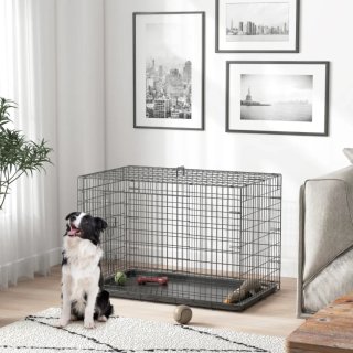 Jaula para perros negra