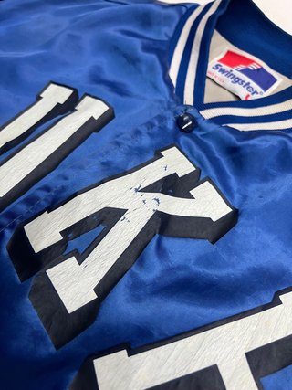 Giacca Vintage Satin Swingster Duke University L