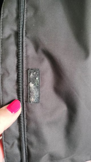Chaqueta Impermeable Quechua Negra