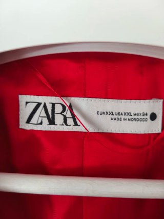 Traje de Chaqueta Zara Rojo