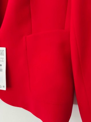Traje de Chaqueta Zara Rojo