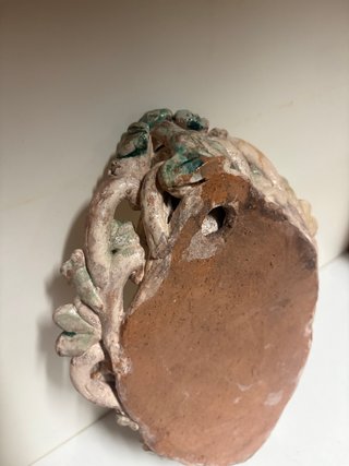 Acquasantiera Cuore di Gesù in ceramica