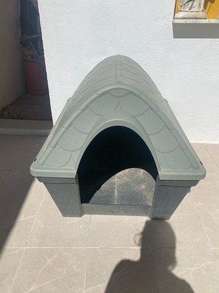Caseta para perro gris