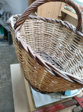 Cesta de Mimbre para Setas