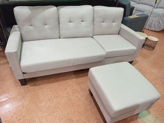 Sofá Chaise Longue Modular Beige
