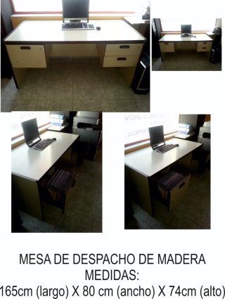 Mesa de Despacho de Madera