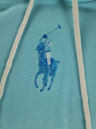 Hoodie Polo Ralph Lauren Unisex XS Light Blue