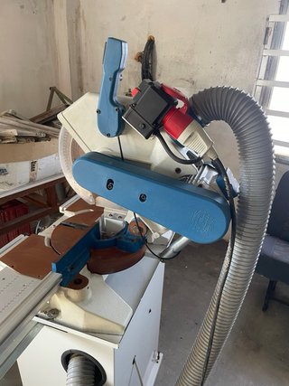 Tronzadora OMGA T50 con mesa de rodillos