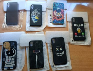 Lote 7 Fundas iPhone XS SHEIN