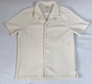 Camicia Guess Beige Manica Corta