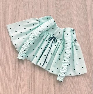 Vestito per bambola Blythe color menta