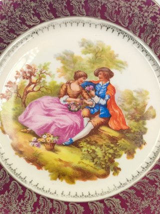 Plato Decorativo Porcelana de Limoges