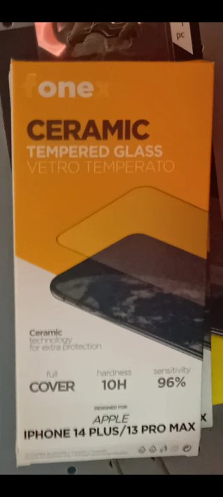 Vetro temperato fone per iPhone 14 Plus/13 Pro Max