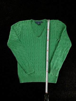 Sweater Cable Knit Ralph Lauren Women's M Green